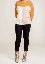 Load image into Gallery viewer, Colorblock Fuzzy Sweater